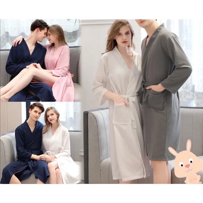 [Ready stock] bathrobe pyjamas nightgown pajamas towel M-XL