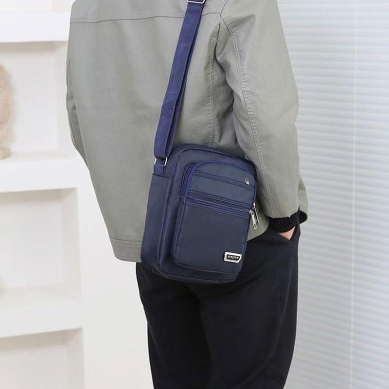 Product Introduction of Túi Đeo Ngực Đeo Vai Nam, Phong Cách Thường Ngày Chất Liệu Nylon, Không Thấm Nước, Thích Hợp Cho Các Hoạt Động Ngoài Trời Như Đạp Xe, Túi Sức Chứa Lớn, Thích Hợp Để Chạy Bộ, O4T9 35