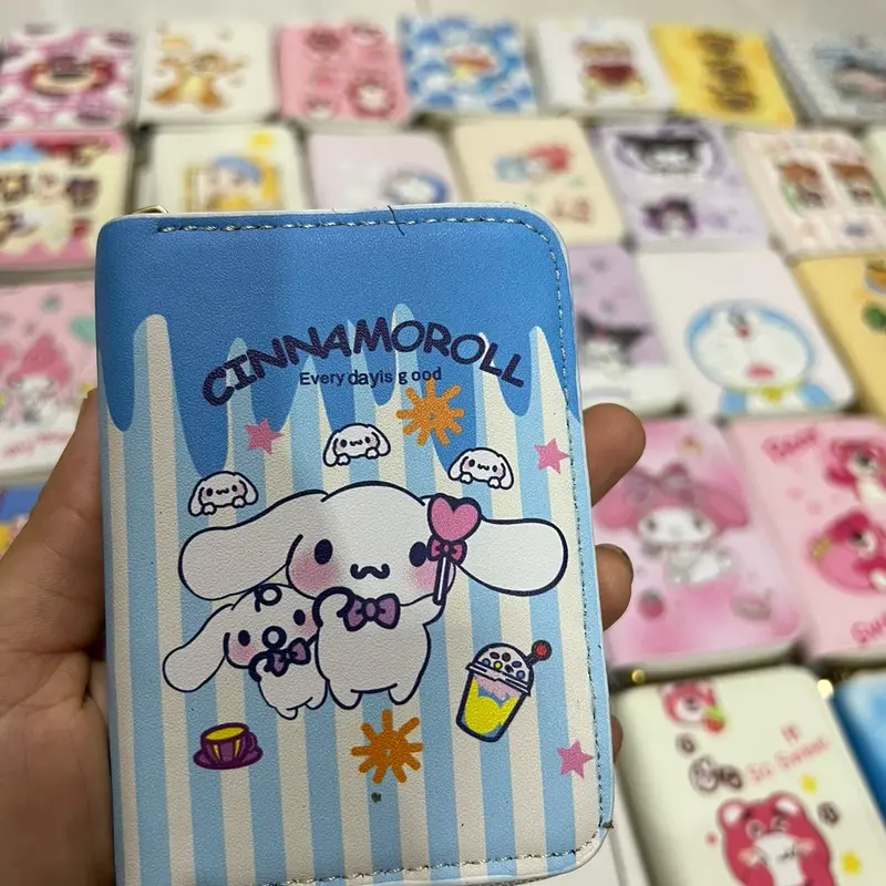 ￼Ví mini nữ cầm tay nhiều ngăn đựng thẻ hiều hình hottrend dễ thương cute giá rẻ 3
