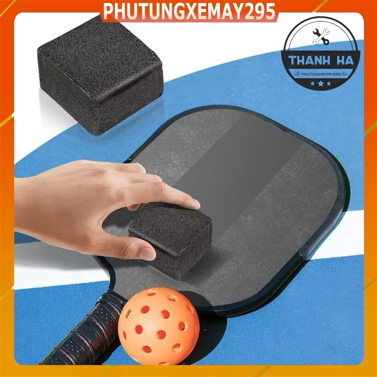 Tẩy vệ sinh mặt vợt carbon Pickleball cao su mềm
