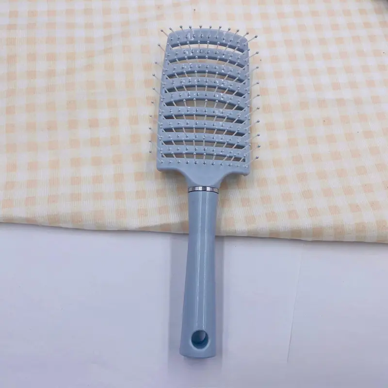 Hollow-out Design Hair Brush, 1 Count Scalp Massage Comb, Curly Hair Detangling & Styling Tool 6