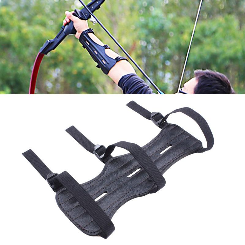 Product Introduction of Black adjustable archery arm protector for outdoor sports to protect the arm 12