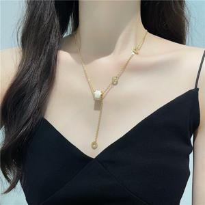 Kalung Choker Mutiara, Gaya Korea, Rantai Pinggang Cantik Langsing B418, Barang Kemas Bergaya Mewah, Hadiah untuk Wanita, Terlaris Merentas Sempadan, Barang Kemas Mendengar, 2025
