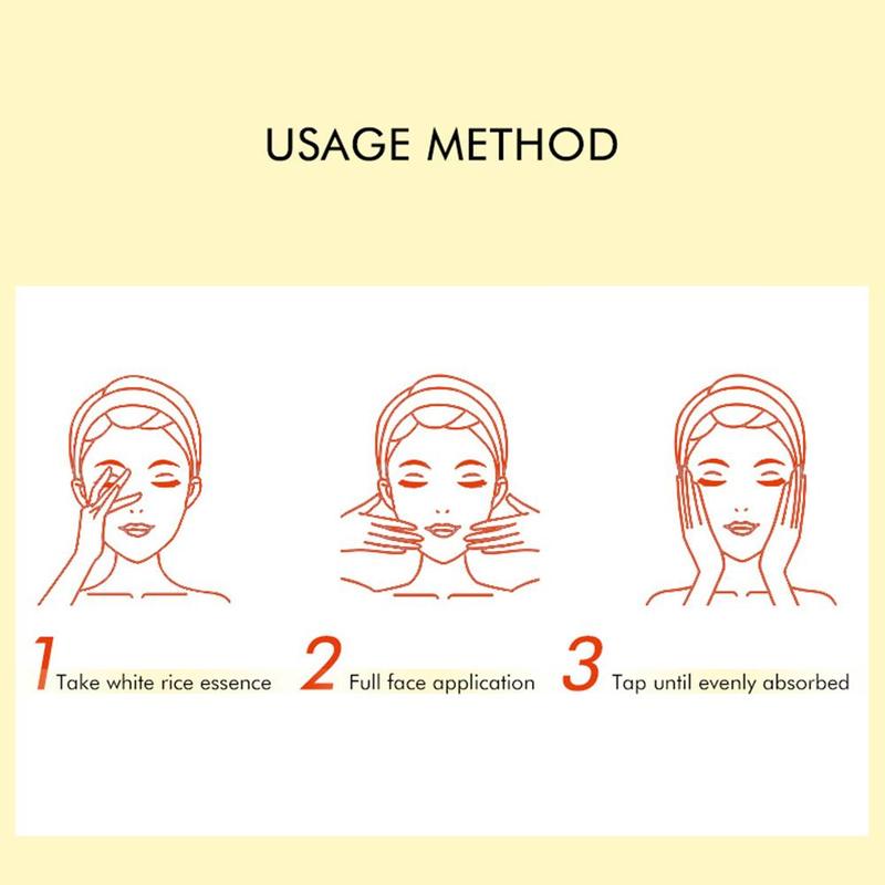 Product Introduction of 15ml White Rice Serum Face Cream Anti Wrinkles Anti Moisturizing Aging Skin Care H4N0 24