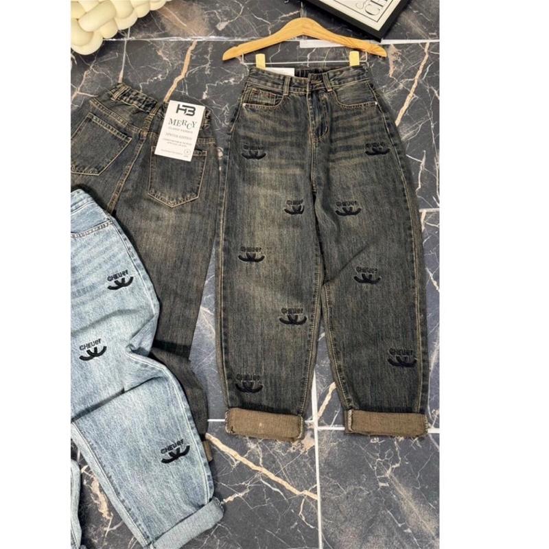 Quần bagyy nữ hàng lưng thun chất vải mềm hàng QC M2526+2426 Women Kem 0