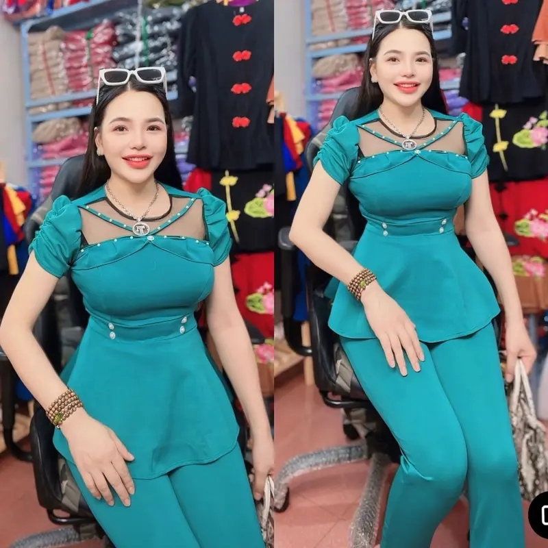 Sét bộ quần dài thun ui A123 Chất liệu : thun Umi có giãn 4 chiều . Size 1 : 40-50kg ( eo dưới 70) Size 2 : 52-55kg ( e dưới 75) Size 3 : 56-63kg ( eo dưới 83) Size 4: 64-69kg ( eo dưới 90) Tùy theo chiều cao từng người Giá 79k 2