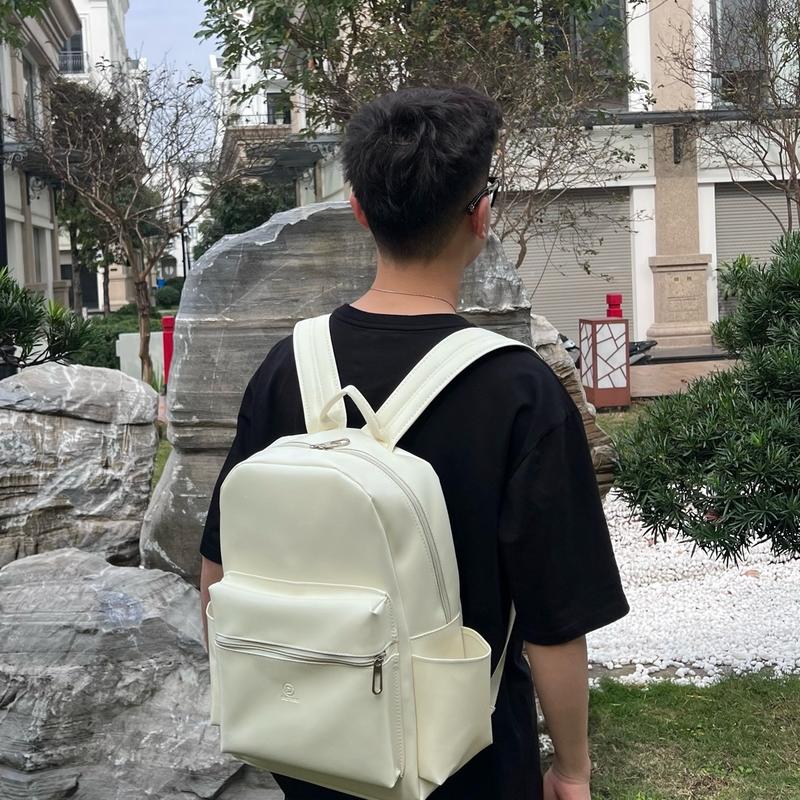 ( Mở Bán 79K ) Balo da nam nữ đi học thời trang thể hiện phong cách riêng-[Duc Thinh Doda] Đeo Vai Backpack