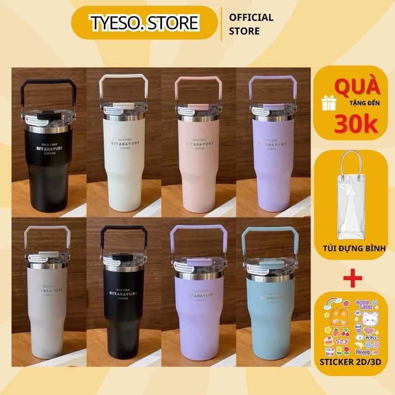 Ly Giữ Nhiệt SiTaRaYuRi 600ML - 900ML Chính Hãng