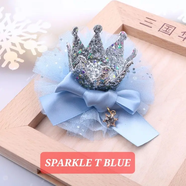 BAJUKIDDIE SPARKLE TIARA CLIP JEPIT RAMBUT MAHKOTA ANAK AKSESORIS KOREA PRINCESS ULANG TAHUN PESTA Fashion 4