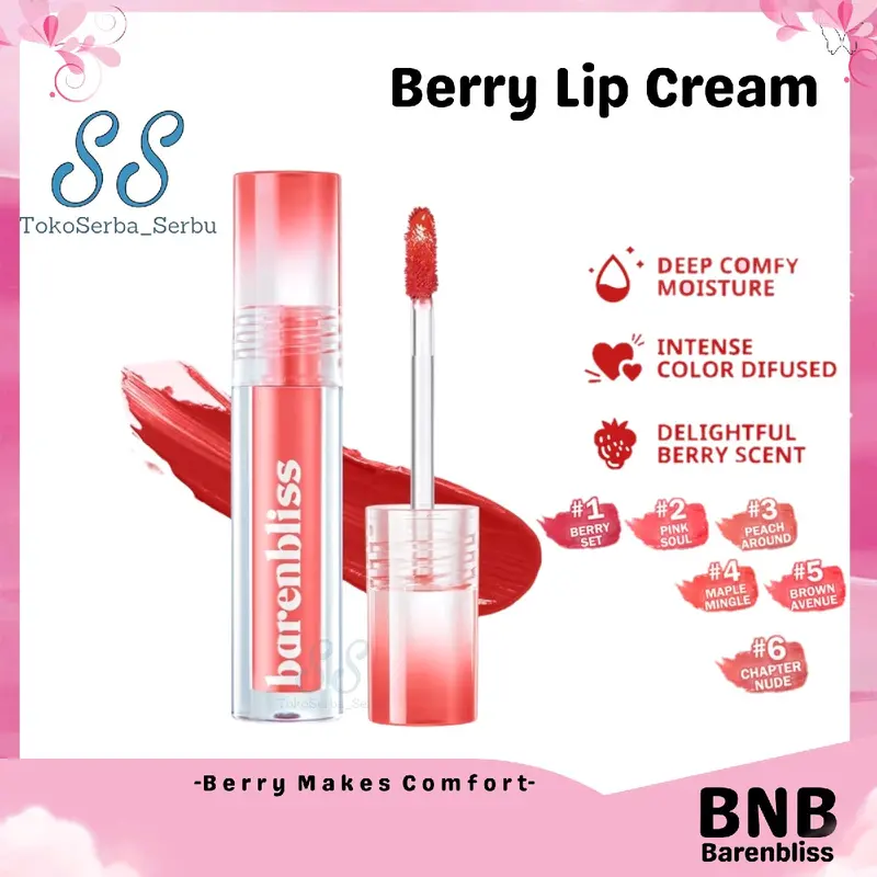BNB Barenbliss Berry Makes Comfort Lip Matte Gloss 0