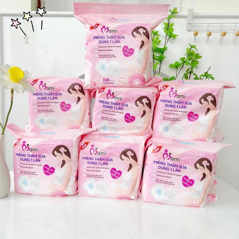 Miếng lót thấm sữa Mamicare siêu mềm mỏng 108 tờ 5