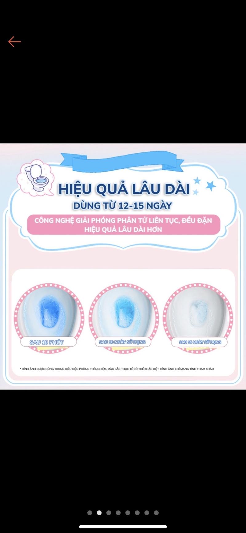 Product Introduction of ( Combo 10 ) Viên sạch bồn cầu Geto hương đào giúp làm sạch , khử mùi hôi , diệt vi khuẩn. 2