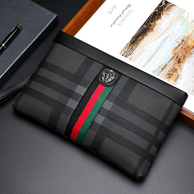 [90% Positive Feedback Rate] Men's Clutch 2022 New Clutch Men's Trendy Men's Bag Bags Business Hand Bag Big Brand Briefcase Men's Large Capacity 3