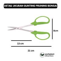 Gambar Workplant - Gunting Pruning Bonsai Stainless Steel Untuk Daun, Ranting Halus Tanaman dari workplant official Kota Surabaya 4 Tokopedia