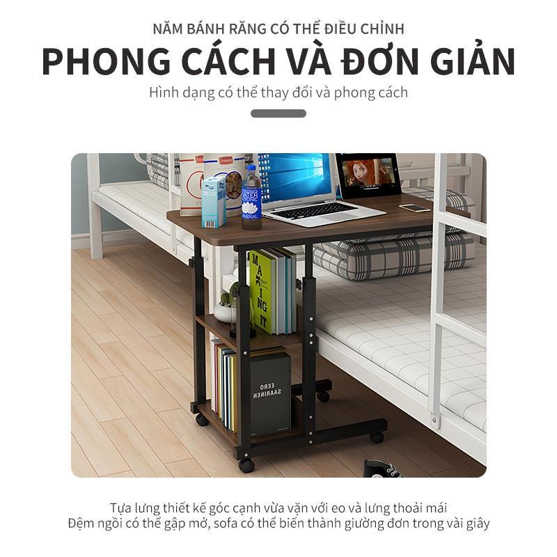 Bàn Làm Việc Bàn Học Thông Minh Đa Năng Bàn Nâng Hạ Chiều Cao Có Bánh Xe Di Chuyển Phù Hợp Mọi Không Gian 1