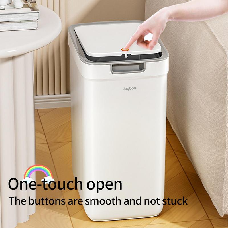 Trash Can with Lid, 1 Count Wall Mounted Or Ground Waste Can, Press The Lid To Open Waste Bin for Bathroom, Kitchen and Other Places 3