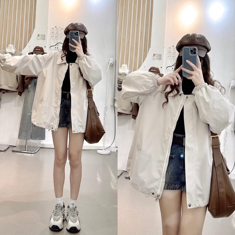 ÁO KHOÁC DÙ FORM RỘNG UNIXEX MS CỎ ĐẠI DƯƠNG Jacket