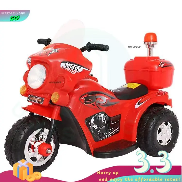 UNISPACE Warranty COD FREE SHIPPING Rechargeable Ride-On Bike Children Toy Car Motor Bike For Kids