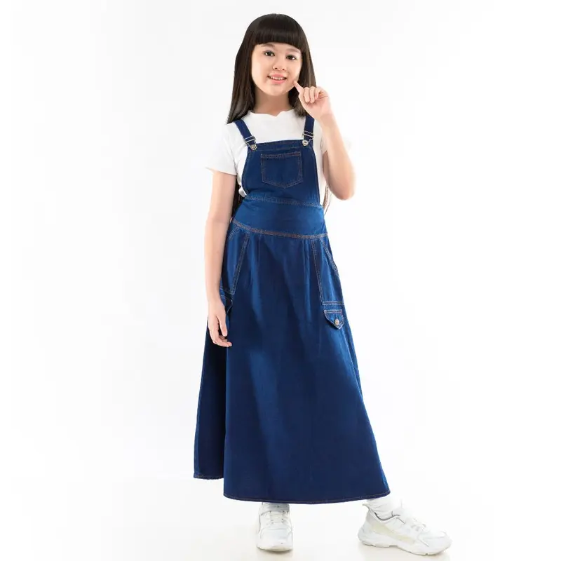 Toball - Overall Rok Temy Jeans Anak Usia 6-11 Tahun Warna Navy 8980 Fashion Anak 0