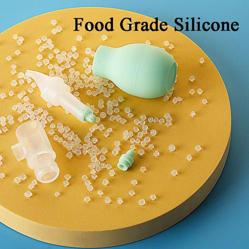 Newborn Nasal Aspirator Nose Vacuum Suction Squeeze Nose Aspirator Nose Cleaning Kit Easy Use Baby Nose Booger Sucker 4