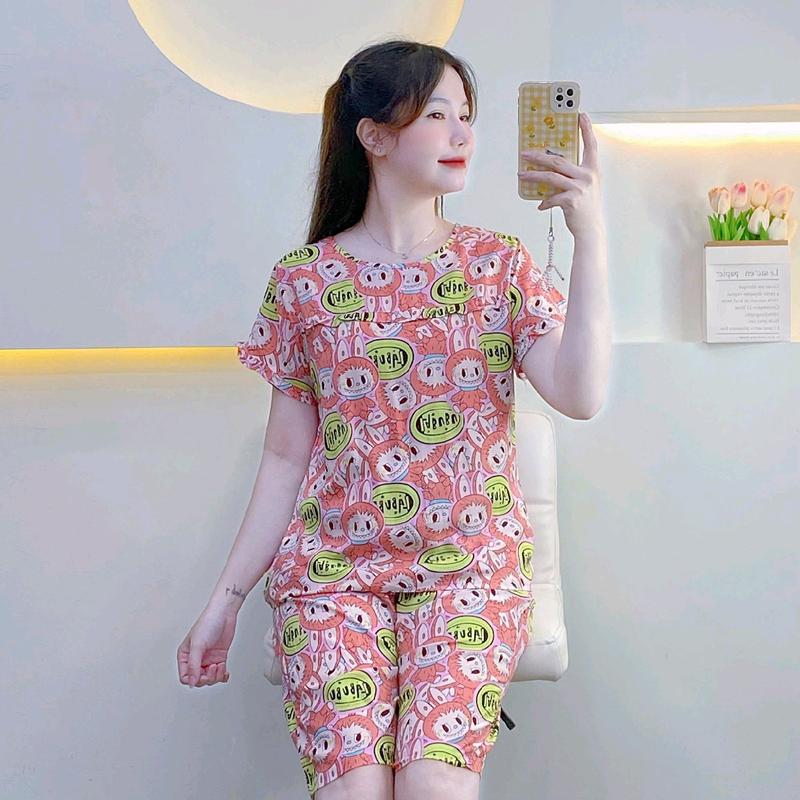 {SALE LẺ SIZE} KA62 - Size L (50-60kg) Đồ bộ Tole Lanh Nữ Quần Lửng Áo Có Tay  Women 2
