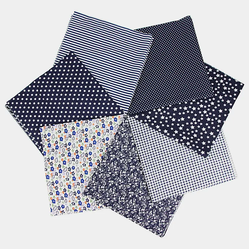 Vải Chắp Vá Tự Làm, Tr.Q-7 Cái / Bộ, Vải May Họa Tiết Hoa Đẹp Bằng Cotton, Thích Hợp Để May Mặc Tại Nhà 5