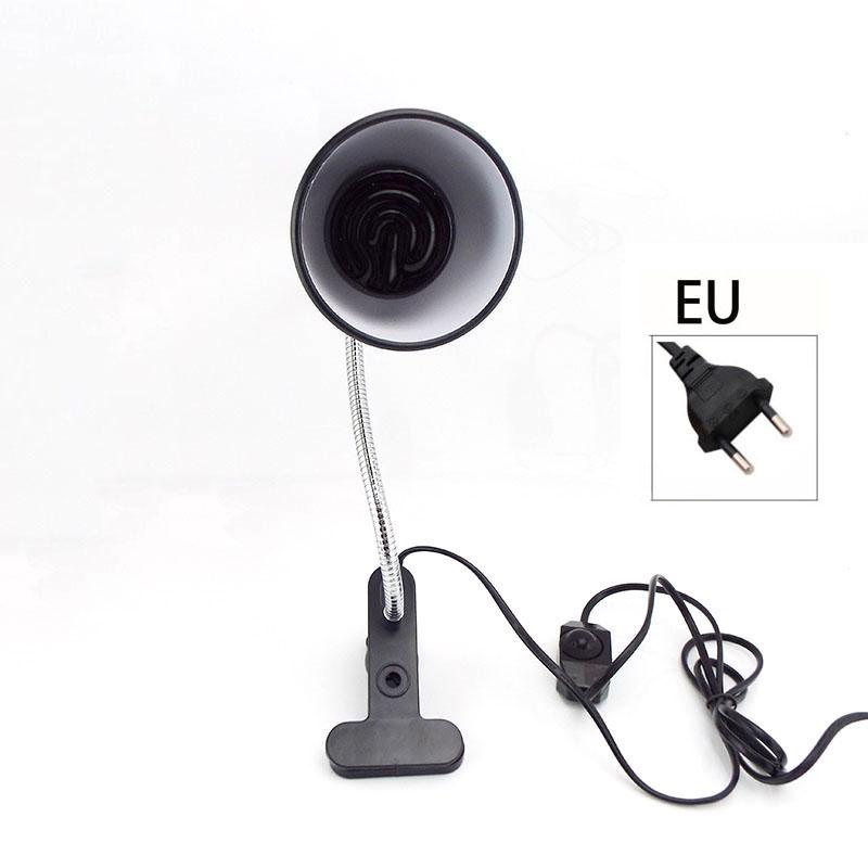 Product Introduction of 200V-240V Pet Reptile Heat Warm Light Kit  Lamp Clip Holder Holder Heating E27 Lamp Basking Lighting  2KSG 147