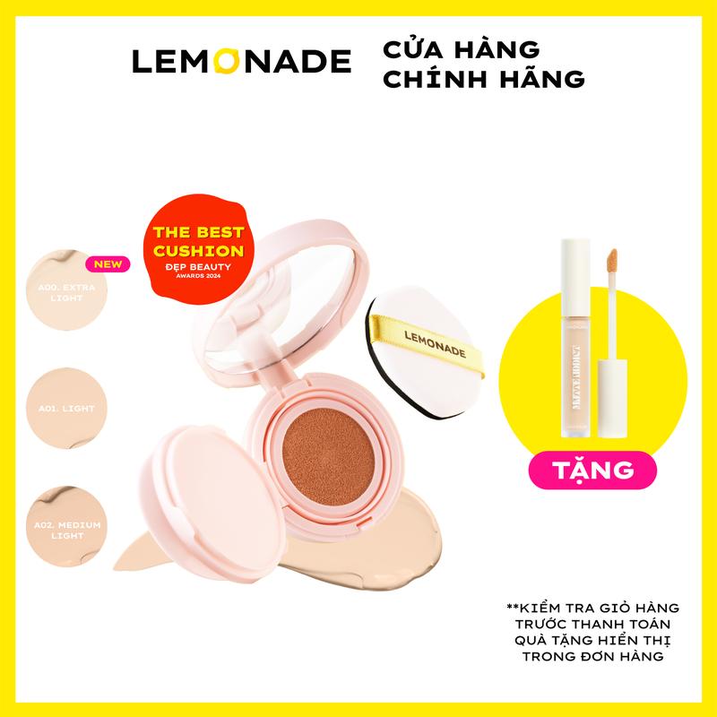 [MUA 1 TẶNG 1] MUA 01 Phấn nước siêu kiềm dầu Supermatte Cushion 15g TẶNG 01 Kem che khuyết điểm Matte Addict Concealer 3g