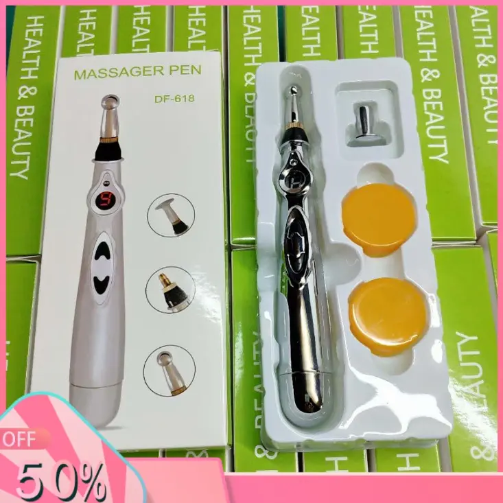 【Ready】Bút châm cứu trị liệu xung điện DF 618 bút massage massage điện bút dò huyệt điện xung