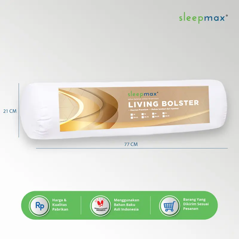 Sleepmax Guling Tidur Living Bolster 1