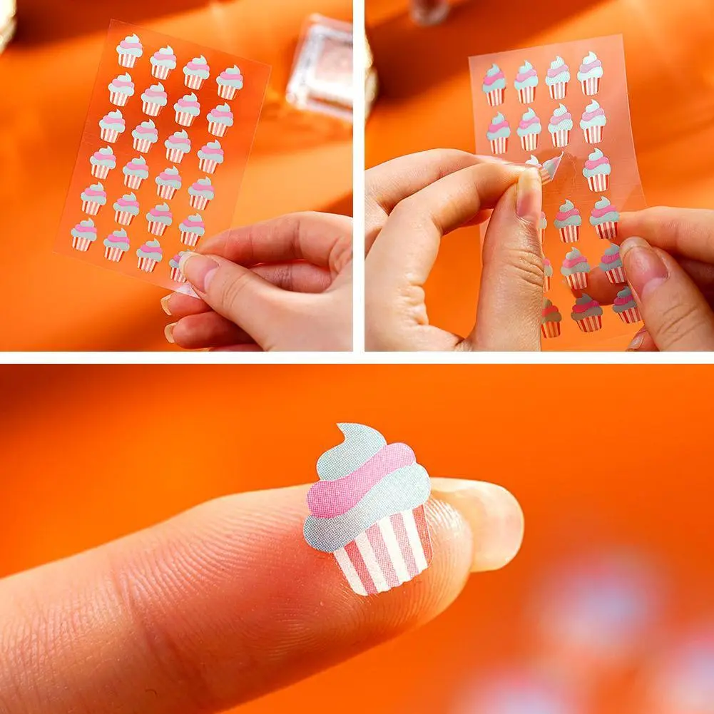 24pcs Colorful Acne Patch Cake Shaped Acne Patch Invisible Patch Acne Removing Skin Acne Repair S1V1