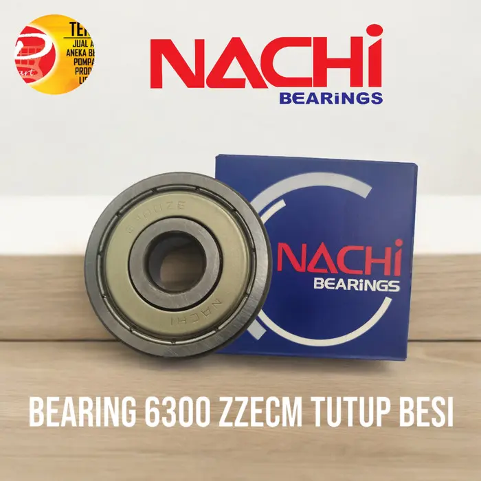 NACHI Bearing 6300ZZ - Bearing 6300 ZZ NACHI Tutup Besi