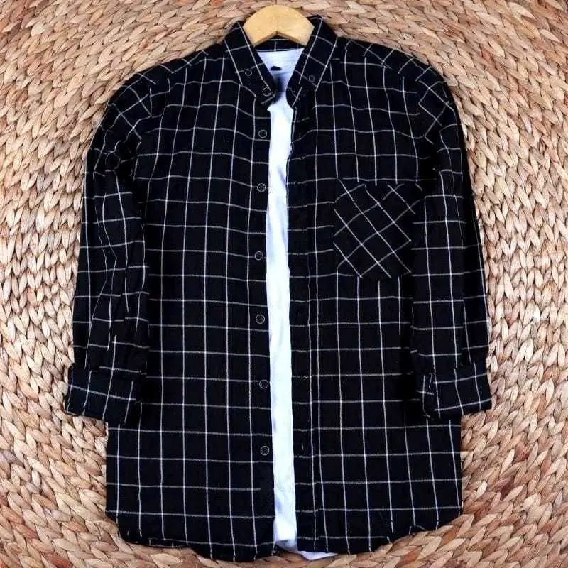 KEMEJA FLANEL KOTAK-KOTAK KUALITAS PREMIUM