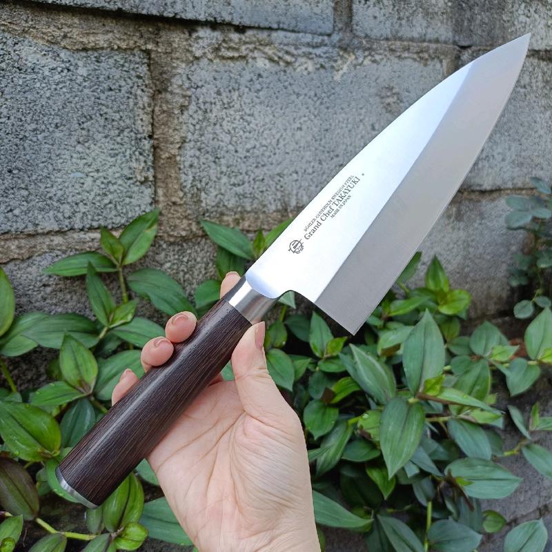 Dao lọc xương Nhật , thái lọc thịt, chặt xương cá, khôg gỉ, sắc bén. cán gỗ cầm đầm tay  Multicoloured Kitchen Knives