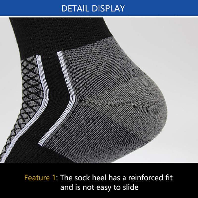Product Introduction of 1pair Winter Warm Thickened Ski Socks Outdoor Sports Hiking Breathable Stockings For Women Men Children Snow Sport Travel Unisex 22