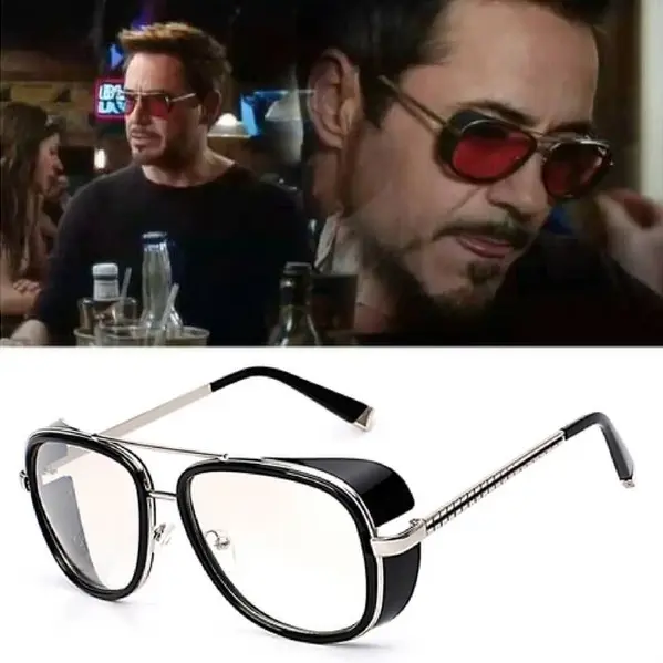 Kacamata Tony Stark - Kacamata Iron Man - Kacamata SteamPunk - Kacamata Retro - Kacamata Vintage - Kacamata Steam Punk - Kacamata Toni Stark - Kacamata Tonny Stark - Kacamata Tonni Stark 2