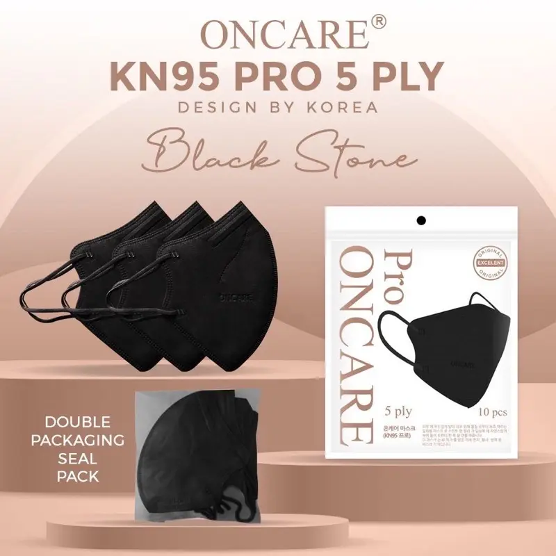 Masker KN95 Mouson/oncare/EZIO PRO 5PLY premium 1Pax Isi 10Pcs 4