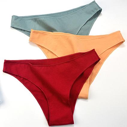 Quần lót nữ đáy may 2 lớp kháng khuẩn - Quần lót cotton siêu co dãn, thấm hút tốt VALICA L261 Women Voi 2