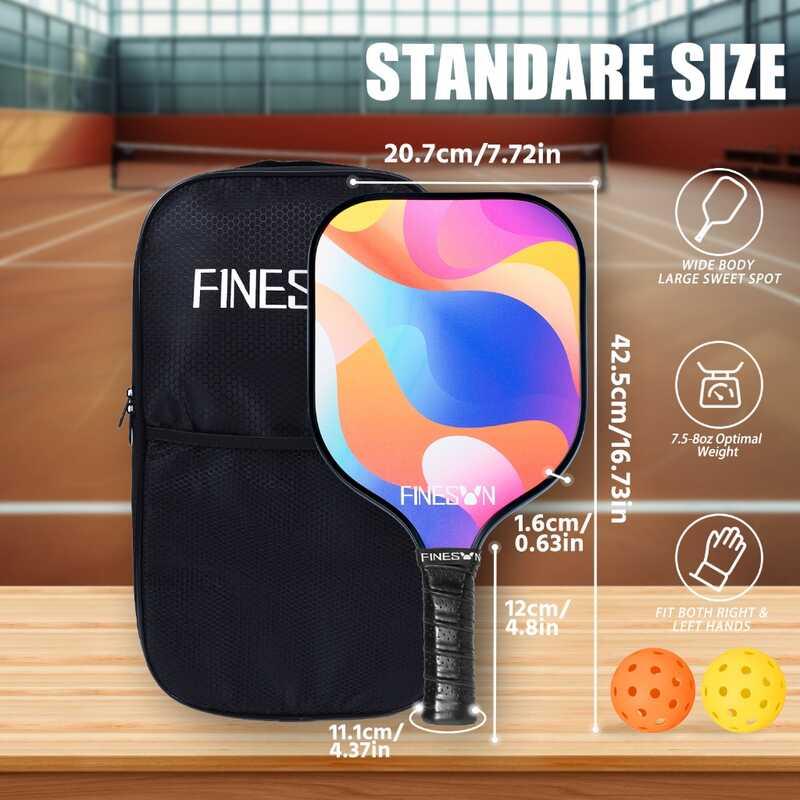 Product Introduction of Pickleball rackets USAPA approved fiberglass surface set pickleball unisex 7