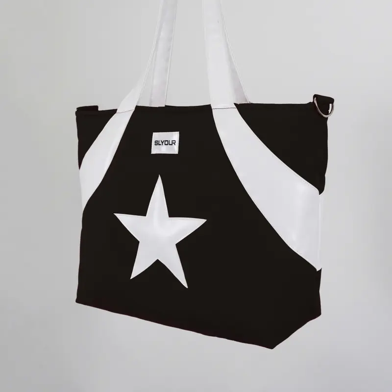 Túi STAR V4 unisex - SLYOUR Bag , chất liệu dù trần bông, chống sốc, kháng nước, vừa lap 15inch túi đeo chéo & túi đeo vai khóa kéo tote (SV4) Chữ Nhật 5