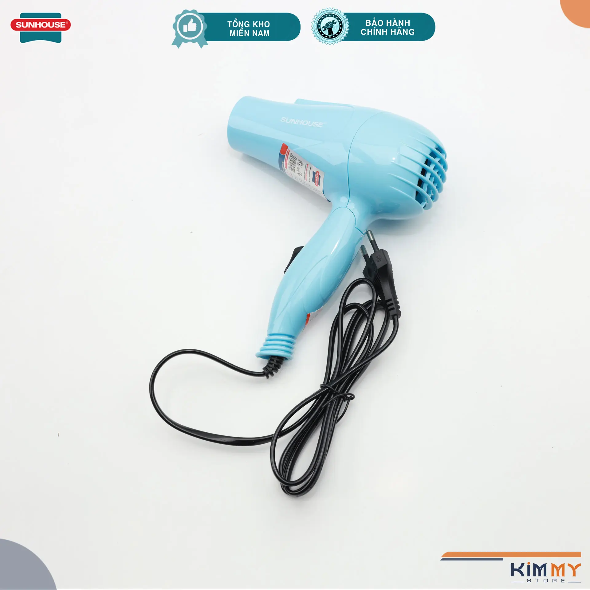 Máy sấy tóc Mini xanh dương Sunhouse