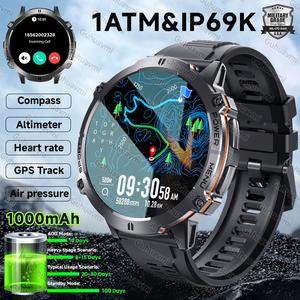 2025 New For XIAOM Outdoor sports Men smart Watch 1000mAh battery 1.73-inch AMOLED screen men's watch compass 10ATM waterproof Bluetooth call smartwatchs Women