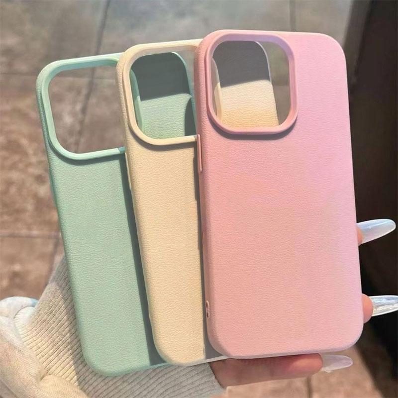 Ốp Điện Thoại,Tương Thích Cho IPhone18,17,16,15,14,13,12,11ProMax,IPhone14,15,16 Plus, IPhone 17 Air, IPhone XS Max,Xr,Vỏ Điện Thoại Với Họa Tiết Đan Đơn Giản, Nhiều Màu Sắc Để Lựa Chọn, Chống Va Đập