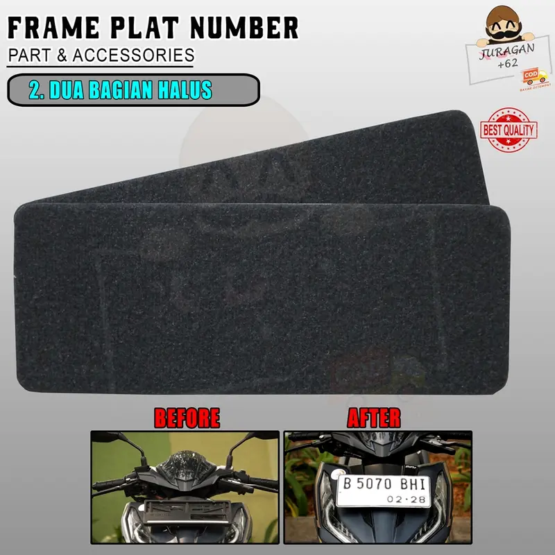 FRAMELESS PLAT NOMOR NOPOL TANPA BINGKAI SET 2PCS SEPASANG DEPAN BELAKANG DENGAN BAUT FRAME LESS PLATE TEMPEL FRAMELESSPLATE MOTOR DUDUKAN PLAT CLEAN LOOK PORTABLE VARIASI CUSTOM UNIVERAL MOTOR BEAT VARIO FAZZIO FILANO FINO PCX NMAX NINJA MIO CBR RX KING 6