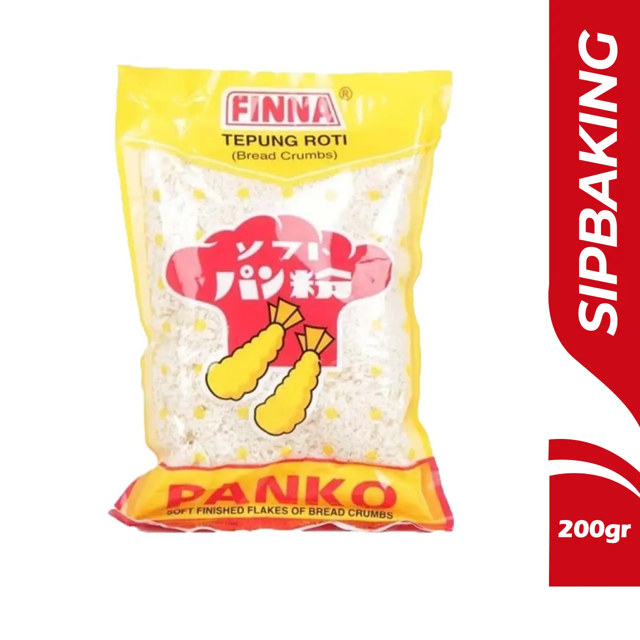 Tepung Roti Panko Finna Panir Bread Crumbs 200gr