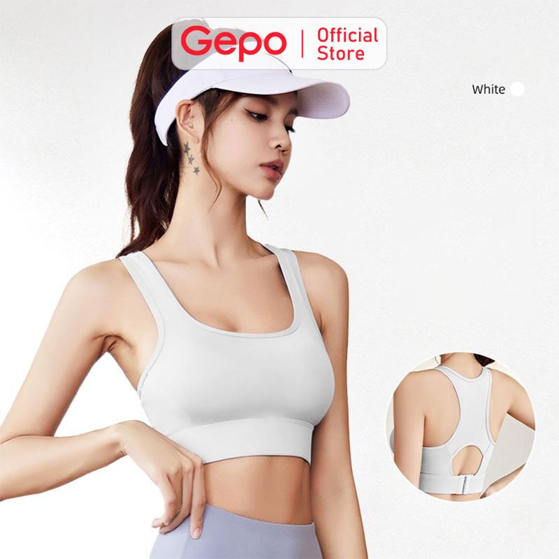 Áo bra tập gym tập yoga tập aerobic tập thể dục sport nữ GEPO Nâng Vòng 1 Gp204 Top