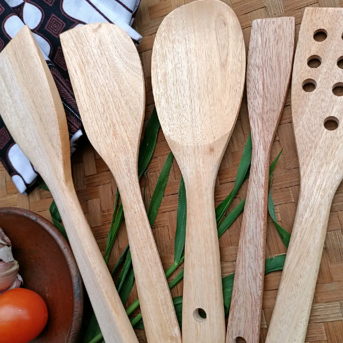spatula kayu/sotel kayu/solet kayu/entong nasi kayu