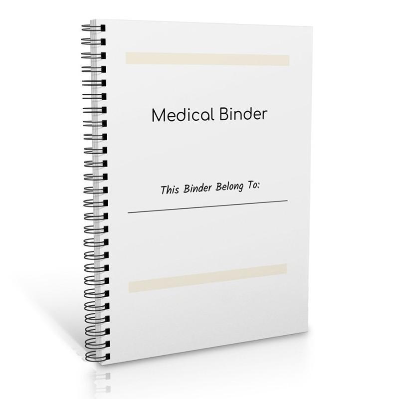 Product Introduction of Medical Binder, 70 Pages Medical Planner Binder, Medical Binder, Medical Log, Medical History Tracker, Medical Records, Health Binder 0