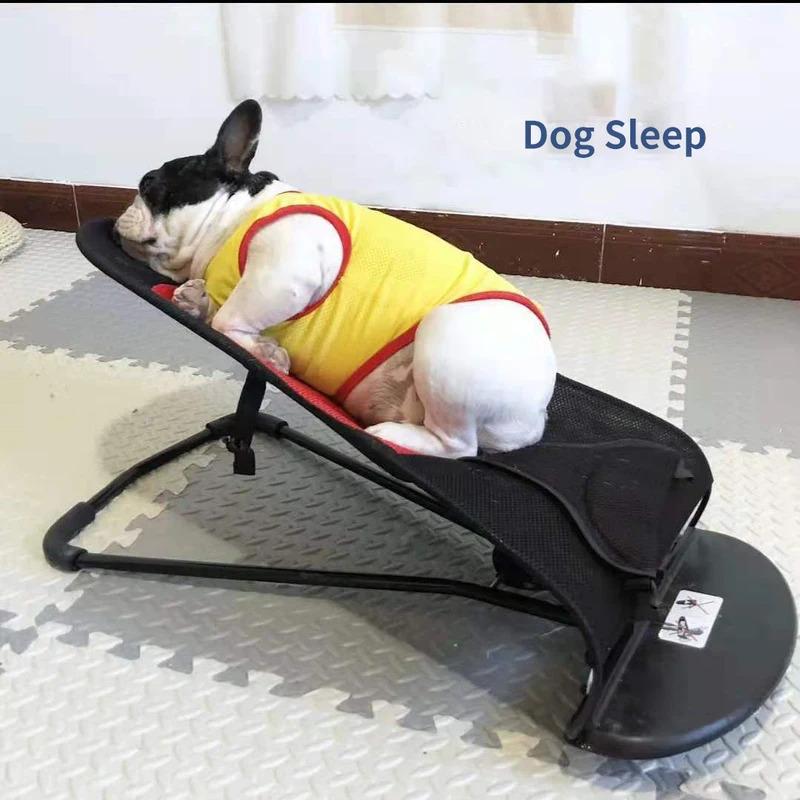 Foldable Rocking Chair for Pets, Sleeping Sofa, Breathable Bed ...