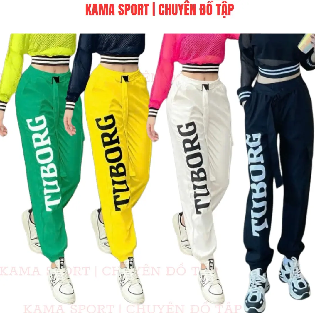 Quần jogger túi hộp thể thao nữ chất kaki cao cấp, tập gym,zumba, aerobic dance, dân vũ shullfdance